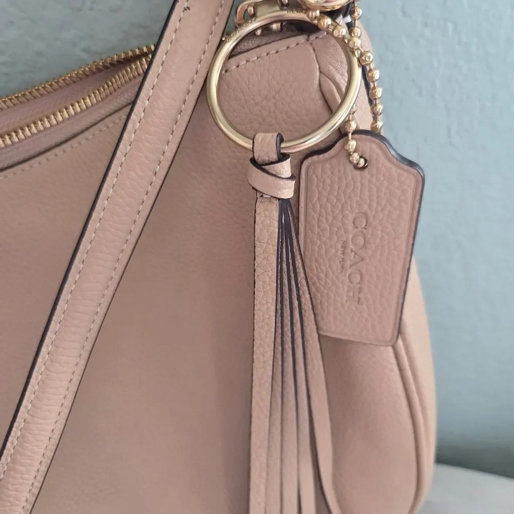 Coach Sutton Pebbled Leather Hobo Shoulder Bag - Picture 2 of 12